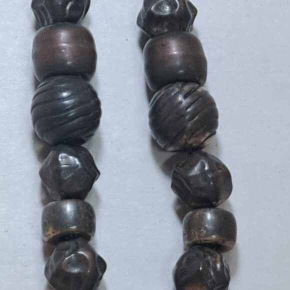 Necklace Bohemian large Stone. beaded - Picture 3 of 6